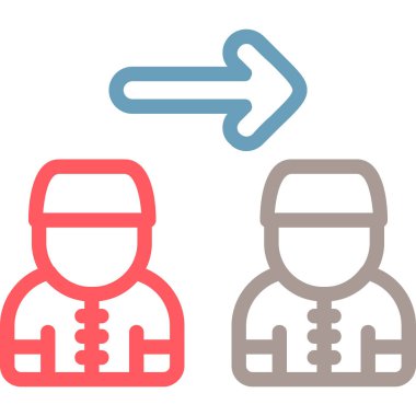 insanlar simge vektör illüstrasyonu