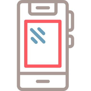 Mobil ileti simge vektör çizim