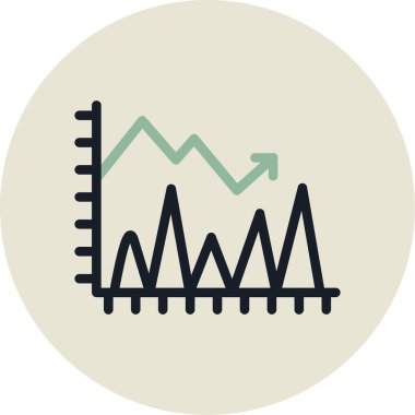 Grafik. Web simgesi basit illüstrasyon