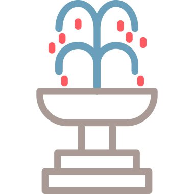 Çiçek. Web simgesi basit illüstrasyon