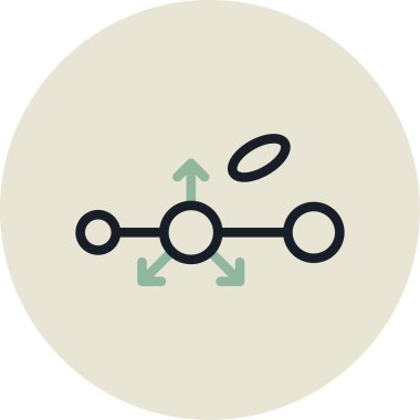 Paylaşım simgesinin vektör illüstrasyonu