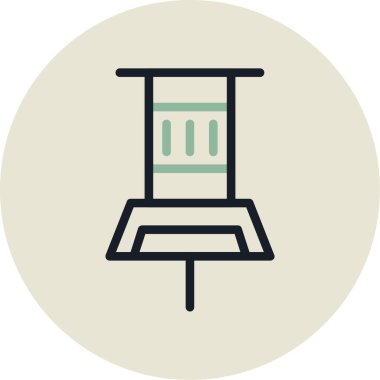 Modern eğitim ikonunun vektör illüstrasyonu