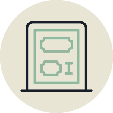 Seo simgesinin vektör illüstrasyonu