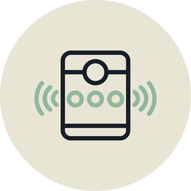 WIFI Vektör Kabartma Simgesi Tasarımı