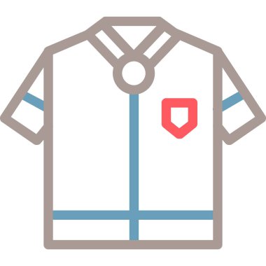 Ceket simgesinin vektör illüstrasyonu