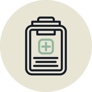 İlaç simgesinin vektör illüstrasyonu