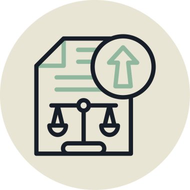 denge simgesi, vektör tasarımı