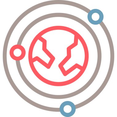 Hedef simgenin vektör illüstrasyonu