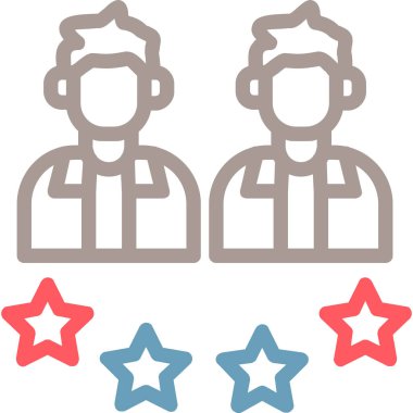 Müşteri hizmeti simgesi vektör illüstrasyon tasarımı