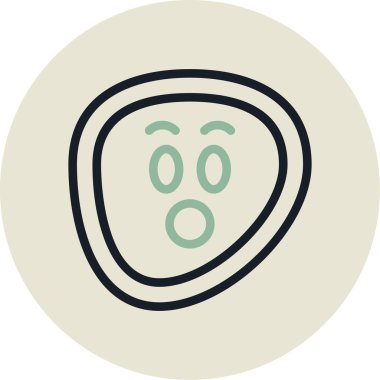 Bir kadın simgesinin vektör illüstrasyonu