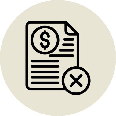 Para için. Web simgesi basit illüstrasyon