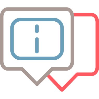 Mesaj var. Web simgesi vektör illüstrasyonu