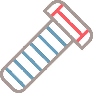 Moda biçimi izole edilmiş arkaplanda kalem simgesi
