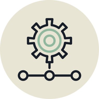 Vektör dişli simge tasarlamak