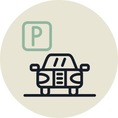 Araba parkı. Basit tasarım