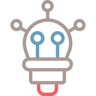 robot ikon vektör illüstrasyonu