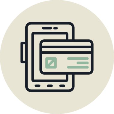 çevrimiçi alışveriş vektörü simgesi