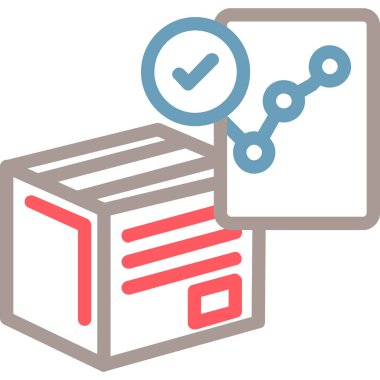 kutu simgesi vektör illüstrasyonu