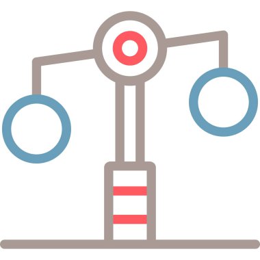 iş düz vektör simgesi