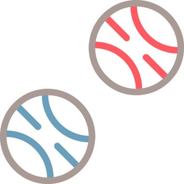 beysbol ikonu vektör illüstrasyonu