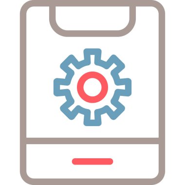 Ayarlama. Web simgesi vektör illüstrasyonu