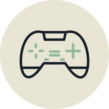 Oyun. Web simgesi basit illüstrasyon