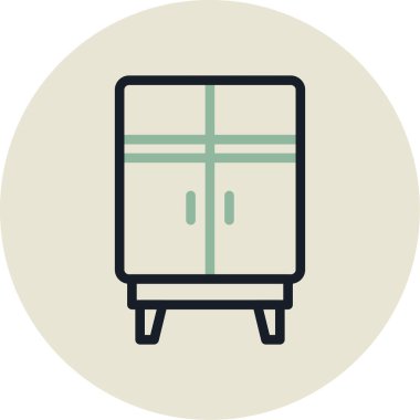 Pencere. Web simgesi basit illüstrasyon