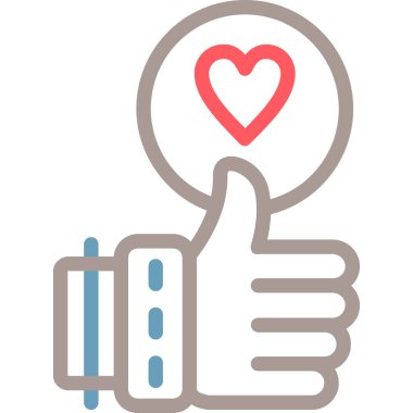 Simge vektör illüstrasyonu gibi