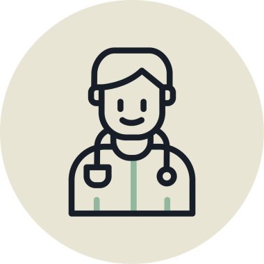 Doktor Simge vektör illüstrasyonu