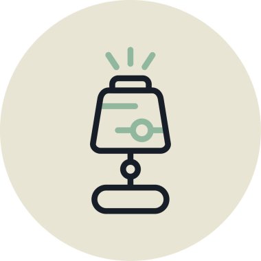 ampul vektör simgesi modern basit vektör illüstrasyonu