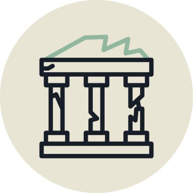 vektör simgesi oluşturma modern basit tasarım çizimi