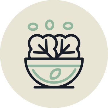 yiyecek ikonu vektör illüstrasyonu