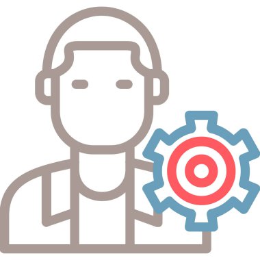 hedef simge vektör illüstrasyonu