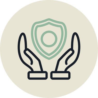 Bir simgenin vektör illüstrasyonu