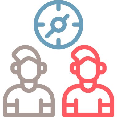 kullanıcı. Web simgesi basit illüstrasyon