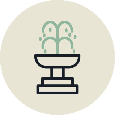 Kaktüs. Web simgesi basit illüstrasyon