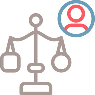 iş vektörü illüstrasyon çizgisi simgesi