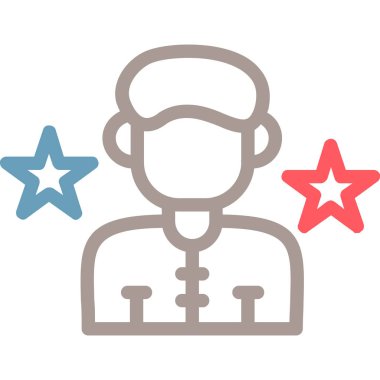 Müşteri desteği ikon vektör illüstrasyon tasarımı