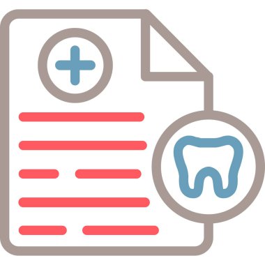 Diş sağlığı kliniği vektör illüstrasyonu