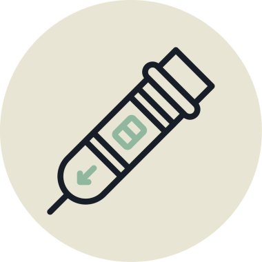 Test tüpü. Basit resimleme