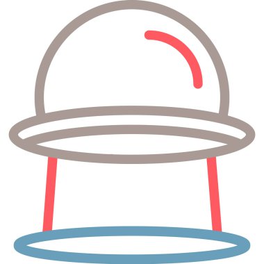 Noel şapkası vektör illüstrasyonu