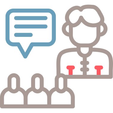 Modern simgenin vektör illüstrasyonu