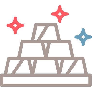 piramit piramit piramit simgesi - ana hatlar biçiminde