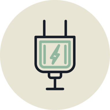 pil vektör illüstrasyonu