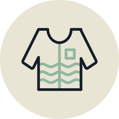 Modern simgenin vektör illüstrasyonu