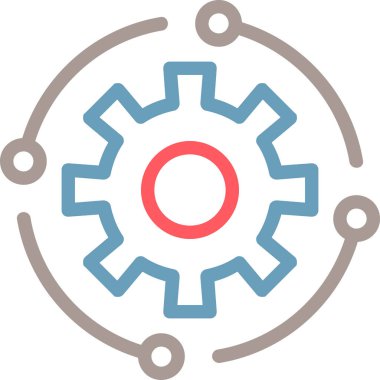 Bir dişlinin vektör illüstrasyonu