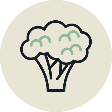 Ağaç. Web simgesi basit illüstrasyon