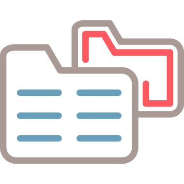 Dosya. Web simgesi basit illüstrasyon