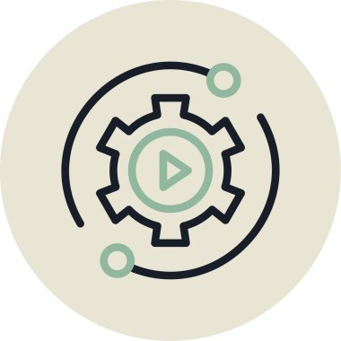 seo modern simgesinin vektör illüstrasyonu