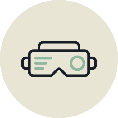 Modern b 'nin vektör illüstrasyonu maske simgesinden yoksun